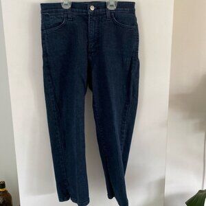 NYDJ dark rinse jean denim pant crop Capri pants not your daughters jean stretch